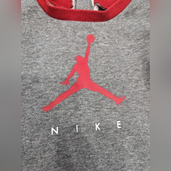 2/30. 🏀 Grey Nike Jordan pull over sweater. EUC. 24 months. - Picture 2 of 4